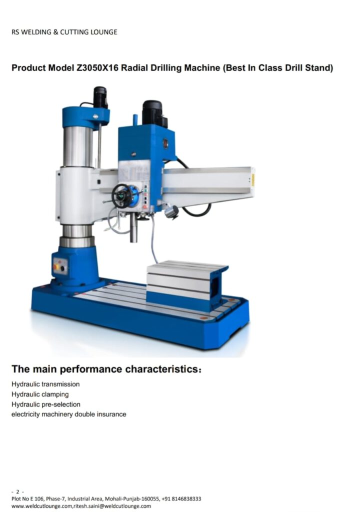 Radial Drilling Machine
